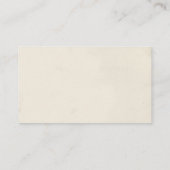 ボヘミアンピーコックフェザーヴィンテージ結婚ティール（緑がかった色） プレイスカード (裏面)