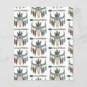 ボヘミアンフェザーズドリームキャッチャーブルーアントラーアロー チラシ (裏面)