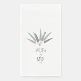 ボヘミアンフェザーズパステルカップルネーム結婚ズ