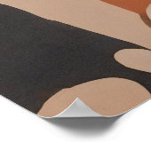 ボヘミアンフェミニンイラストレーション ポスター (角)