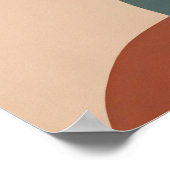 ボヘミアンフェミニンイラストレーション ポスター (角)