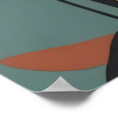 ボヘミアンフェミニンイラストレーション ポスター (角)