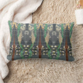 ボヘミアンフォレストスタイル ランバークッション (ブランケット)