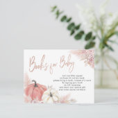 ボヘミアンフォールインレディース パンプキン 赤ちゃんのための絵本 カード (スタンド正面)