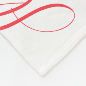 ボヘミアンフラミンゴ:ピースラブ&フラミンゴ フリースブランケット (角)