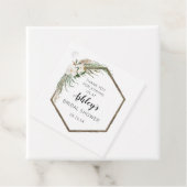 ボヘミアンフラワーのブライダルシャワープレゼントタグ フェイバータグ (インサイチュ)