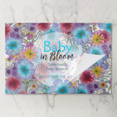 ボヘミアンフラワーズベビーイン開花紙ランチョンマット ペーパーパッド (折り畳み)