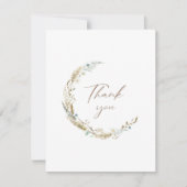 ボヘミアンフラワーズ&パンパスグラスサンキューカード サンキューカード (正面)