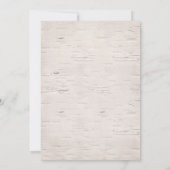 ボヘミアンフラワーフレーム - ネイビーブルーの結婚式 招待状 (裏面)