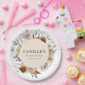 ボヘミアンフラワーブライダルシャワーペーパープレート ペーパープレート (パーティー)