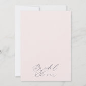 ボヘミアンフラワーブライダルシャワー招待状 招待状 (裏面)