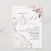 ボヘミアンフラワーブライダルシャワー招待状 招待状 (正面/裏面)