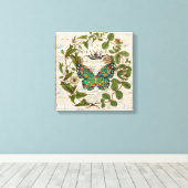 ボヘミアンフランスのスクリプト キャンバスプリント (インサイチュ (ウッドフロア))