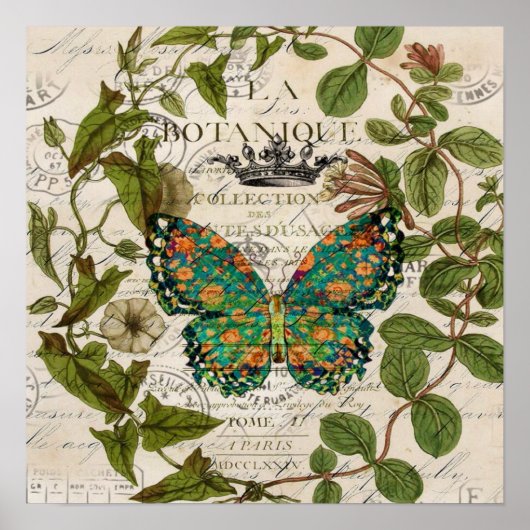 ボヘミアンフランスのスクリプト ポスター (正面)