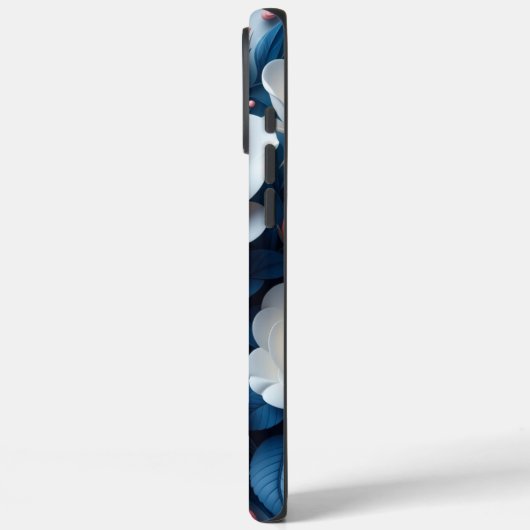 ボヘミアンフローラアートがギフトに最適タフ Case-Mate iPhoneケース (裏面 / 左)