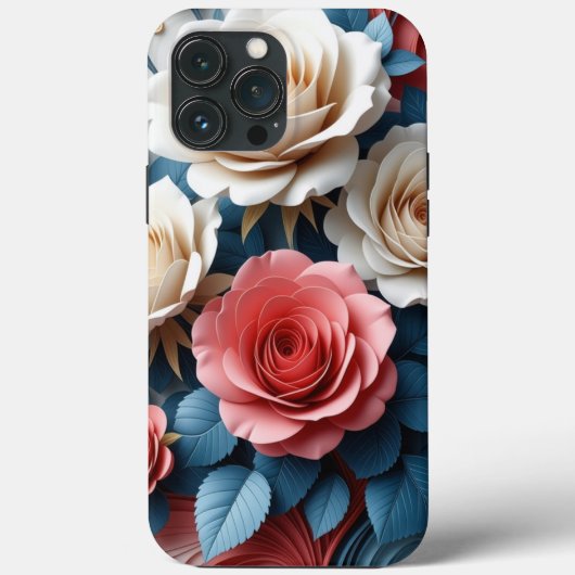 ボヘミアンフローラアートタフ完璧なギフト Case-Mate iPhoneケース (裏面)
