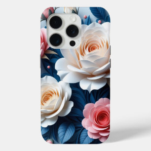 ボヘミアンフローラアートタフ完璧なギフト iPhone 15 PROケース