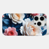 ボヘミアンフローラアートタフ完璧なギフト Case-Mate iPhoneケース (裏面 (横))