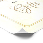 ボヘミアンフローラカードとギフト結婚ズのポスター フォトプリント            (角)