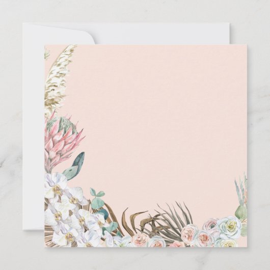 ボヘミアンフローラスクエアオープンハウス 招待状 (裏面)