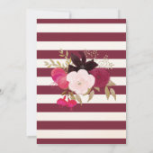 ボヘミアンフローラブランチ&バブリー招待状 招待状 (裏面)