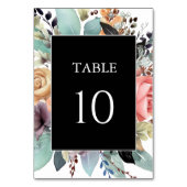 ボヘミアンフローラブーケウォータカラー テーブルナンバー (正面)