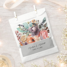 ボヘミアンフローラブーケウォータカラー