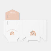 ボヘミアンフローラレインボーピンクパステルフェイスボックス フェイバーボックス (折り畳みなし)