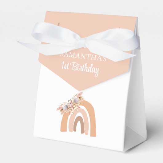 ボヘミアンフローラレインボーピンクパステルフェイスボックス フェイバーボックス (正面サイド)