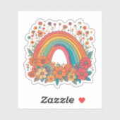 ボヘミアンフローラレインボーモノグラム シール (シート)