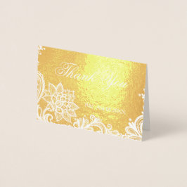 ボヘミアンフローラ結婚レースありがとう 箔カード