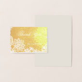 ボヘミアンフローラ結婚レースありがとう 箔カード (ディスプレー)