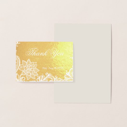 ボヘミアンフローラ結婚レースありがとう 箔カード (ディスプレー)