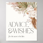 ボヘミアンフローラ&フェザーアドバイス&ウィッシュ ポスター (正面)