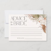 ボヘミアンフローラ&フェザーアドバイスfor Bride 招待状 (正面)