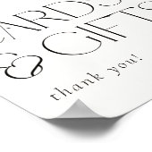 ボヘミアンフローラ&フェザーカード&ギフト ポスター (角)