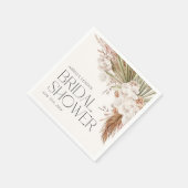 ボヘミアンフローラ&フェザーシャワー スタンダードカクテルナプキン (角)