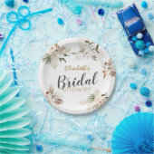 ボヘミアンブライダルシャワークラシック  ペーパープレート (パーティー)