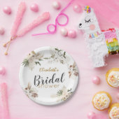 ボヘミアンブライダルシャワークラシック  ペーパープレート (パーティー)
