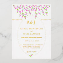 ボヘミアンブライトピンクフローラフロント結婚とバック