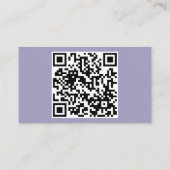 ボヘミアンブルーバイオレット結婚フローラ詳細 エンクロージャーカード (裏面)