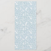 ボヘミアンブルーボタニカルウォーター結婚カラーズメニュー メニュー (裏面)