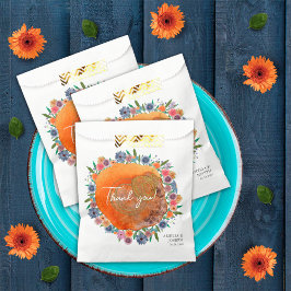 ボヘミアンブルーボホお洒落ワイルドフラワー結婚ズ フェイバーバッグ