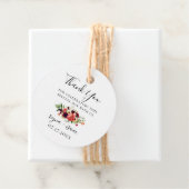 ボヘミアンブルームのウェディング感謝祭 フェイバータグ (インサイチュ)