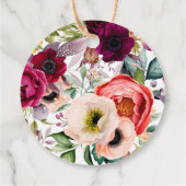 ボヘミアンブルームのウェディング感謝祭 フェイバータグ (裏面)