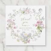 ボヘミアンブルームのブライダルシャワー フェイバータグ (裏面)