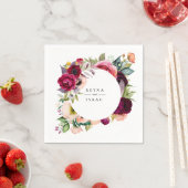 ボヘミアンブルームズ パーソナライズペーパーナプキン スタンダードカクテルナプキン (インサイチュ)