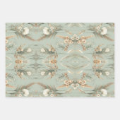 ボヘミアンブーケラッピング紙 ラッピングペーパーシート (正面3)