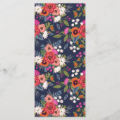 ボヘミアンブーケ |秋結婚のメニュー メニュー (裏面)