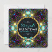 ボヘミアンプリンセスラかわいらしイツバルミツワー 招待状 (正面)